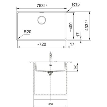 Franke Maris MRG 110-72 Granit Eviye-Active Plus Doccia 2.0 Armatür-Sıvı Sabunluk Üçlü Set Bianco - Görsel 3