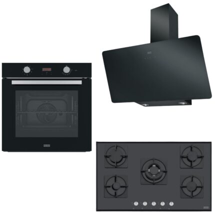 Franke Siyah Ankastre Set (FPJ 915 V BK A-FHNS 905 4G TC B-FSL 86 H BK)