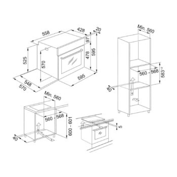 Franke Siyah Ankastre Set (FPJ 915 V BK A-FHNS 905 4G TC B-FSL 86 H BK) - Görsel 7