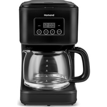 Homend Coffebreak 5010H Siyah 12 fincan Kapasiteli Dijital Filtre Kahvesi