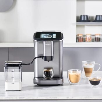 Homend Coffeebreak 5008H Çelik Kahve Öğütücülü, Süt Köpürtücülü, Dokunmatik Ekranlı Full Otomatik Espresso Makinesi - Görsel 6