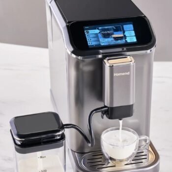 Homend Coffeebreak 5008H Çelik Kahve Öğütücülü, Süt Köpürtücülü, Dokunmatik Ekranlı Full Otomatik Espresso Makinesi - Görsel 8