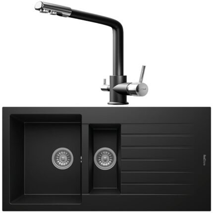 Real Stone P005 Siyah-Real Stone BT001 Abant Arıtmalı Siyah Batarya