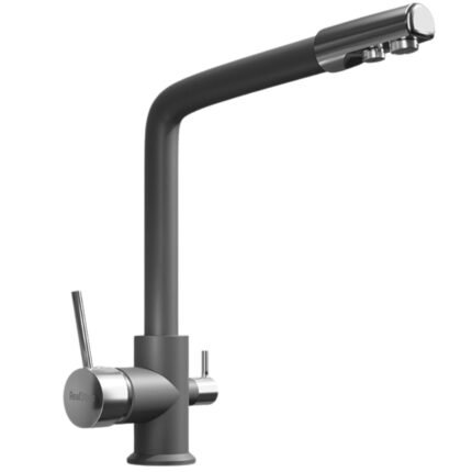 Real Stone BT001 Abant Arıtmalı Kuğu Eviye Bataryası Antrasit