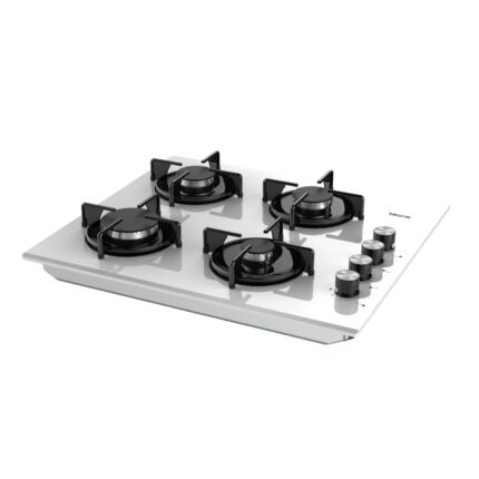 Tecna 6661 Beyaz Cam Set Üstü Gazlı Ocak