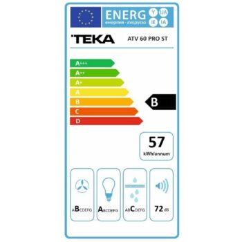 Teka Atv 60 Pro St Gri Davlumbaz - Görsel 4