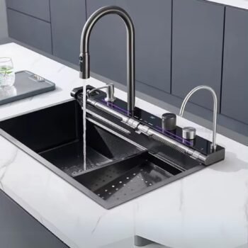 Fleko Lıght Akıllı Şelale Teknolojik Eviye Seti - Görsel 2