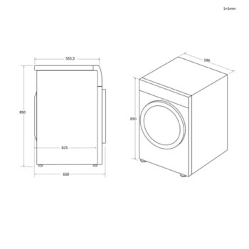 Haier HD100-A2939E-TR 10 kg Wi-Fi + Bluetooth Bağlantılı Isı Pompalı Kurutma Makinesi - Görsel 7