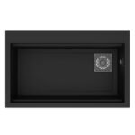 Real Stone LİKYA 75,5x47 cm Siyah Granit Mutfak Eviyesi