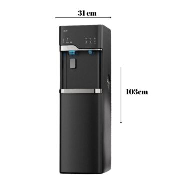 AQUAMARA Buz Makinalı Su Sebili LYCZ629-Siyah - Görsel 4