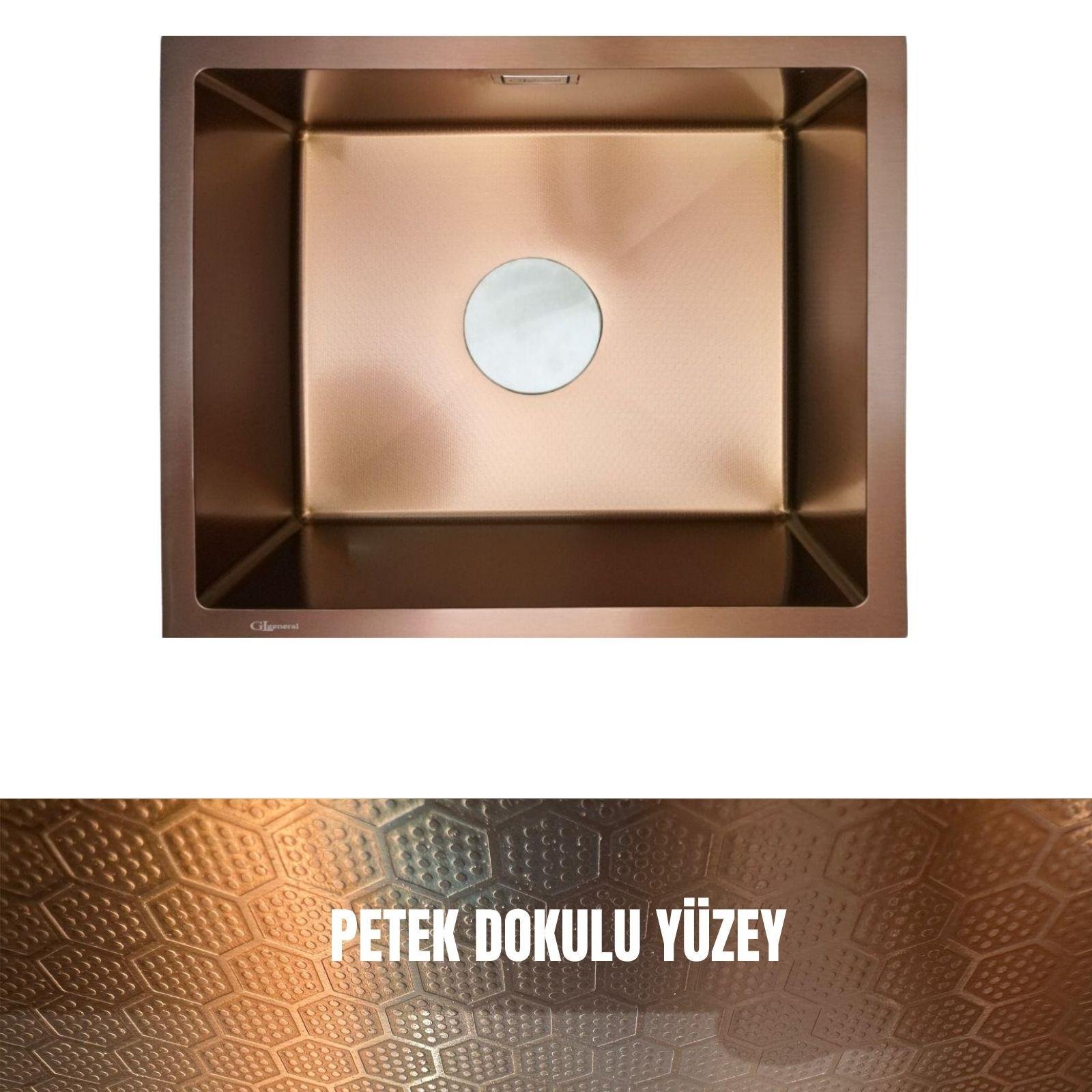 gl-general-50x40-bakir-petek-dokulu-celik-mutfak-eviyesi-304-paslanmaz-celik-1mm-6424.jpg GL General 45X40 Bakır Petek Dokulu Çelik Mutfak Eviyesi 304 Paslanmaz Çelik 1mm - Görsel 1