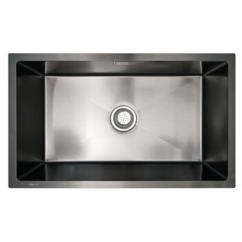 GL General 70X40 Antrasit Petek Dokulu Çelik Mutfak Eviyesi 304 Paslanmaz Çelik 1mm - Görsel 3