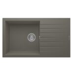 Real P014 LOADİKYA 86 XL Gri Granit Mutfak Eviyesi 86X50 cm