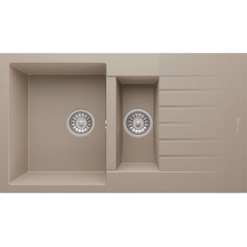 Real Stone P005 Troya 100 Cappucino Granit Mutfak Eviyesi 100x50 cm