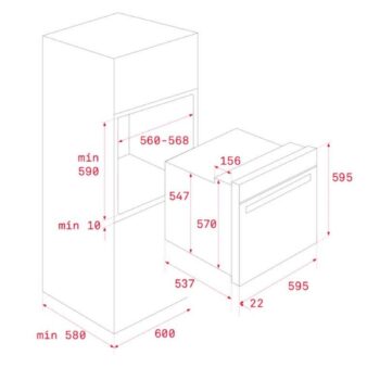 Teka Hak 627 R VN Country Krem Ankastre Fırın - Görsel 2