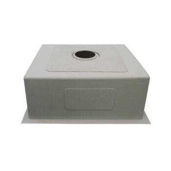 GL General 40x45 Antrasit Petek Dokulu Çelik Mutfak Eviyesi 304 Paslanmaz Çelik 1mm - Görsel 4