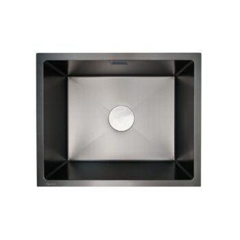 GL General 40x45 Antrasit Petek Dokulu Çelik Mutfak Eviyesi 304 Paslanmaz Çelik 1mm - Görsel 5