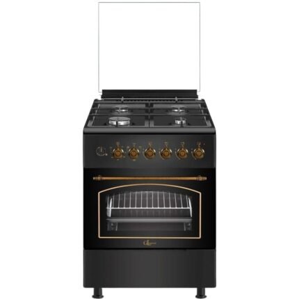 GL General GLF 6040RS 60 CM Kuzine Rustik Siyah Fırın