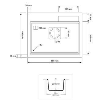 Real Stone Angel Granit Akıllı Eviye Seti Cappucino 60x49 - Görsel 4