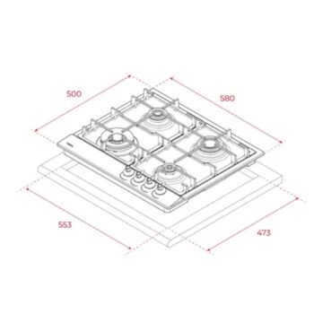 GL General 60 cm Rustik Krem Set (GLD 022RK - GLF 6040RK- GLF 6007RK ) - Görsel 5