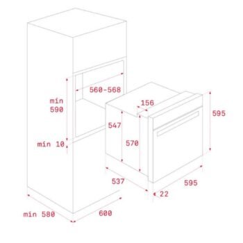 Teka Country Krem Ankastre Set (Dos 60.2 VN-GSC 64320 RBC VN-Hak 627 R VN) - Görsel 3