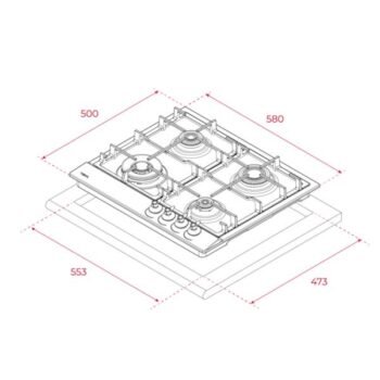 Teka Country Krem Ankastre Set (Dos 60.2 VN-GSC 64320 RBC VN-Hak 627 R VN-MWR 22 BI VN) - Görsel 6