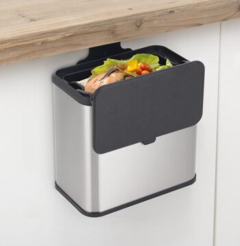 5five Simply Smart Dolap İçi Compact 5LT. Çöp Kovası Çelik - Görsel 2