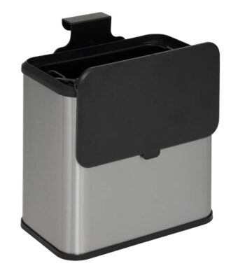 5five Simply Smart Dolap İçi Compact 5LT. Çöp Kovası Çelik - Görsel 4