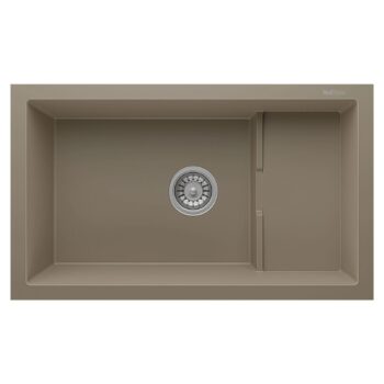 Real Stone P017 Cappucino Granit Mutfak Eviyesi 77x46