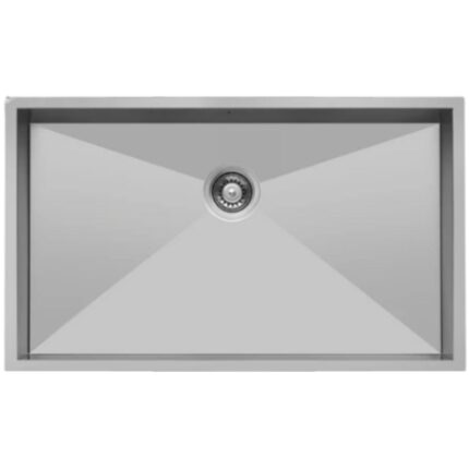 Livinox Zero_4070R10 40x70cm Tek Gözlü Damlalıksız Polisajlı Paslanmaz Çelik Mutfak Eviyesi