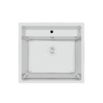 Crauf Poli 6301 PVD Inox Tek Gözlü 51x58 cm Paslanmaz Çelik Mutfak Eviyesi