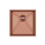 Crauf Stella 4444 PVD Bakır 40x40 El Yapımı Paslanmaz Çelik Mutfak Eviyesi