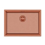 Crauf Stella 4449 PVD Bakır 40x45 El Yapımı Paslanmaz Çelik Mutfak Eviyesi