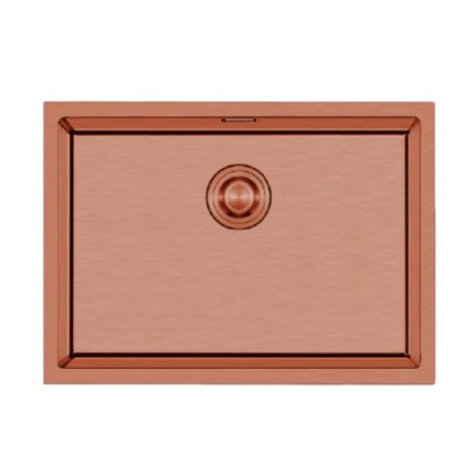 Crauf Stella 4449 PVD Bakır 40x45 El Yapımı Paslanmaz Çelik Mutfak Eviyesi