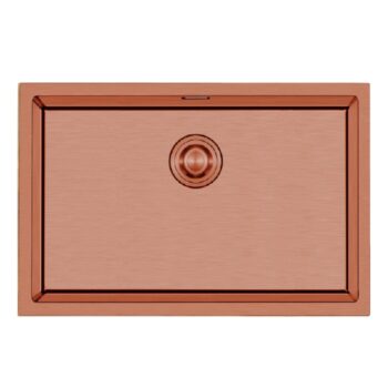 Crauf Stella 4454 PVD Bakır 50x40 El Yapımı Paslanmaz Çelik Mutfak Eviyesi