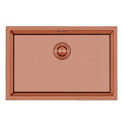 Crauf Stella 4454 PVD Bakır 50x40 El Yapımı Paslanmaz Çelik Mutfak Eviyesi