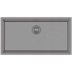 Crauf Stella 4470 PVD Mat Gri Paslanmaz Çelik Mutfak Eviyesi