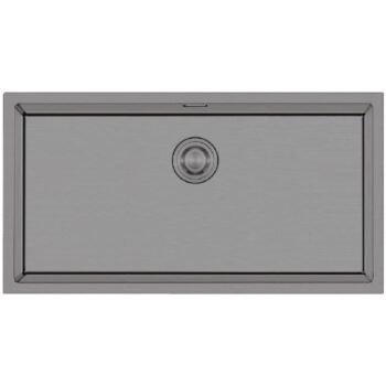 Crauf Stella 4470 PVD Mat Gri Paslanmaz Çelik Mutfak Eviyesi