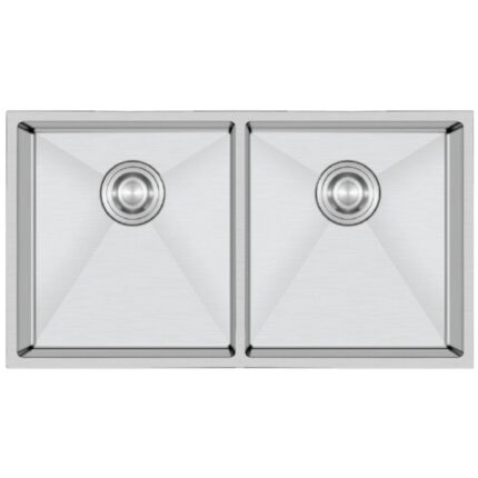Crauf Stella 4580 PVD Inox 2 Gözlü Paslanmaz Çelik Mutfak Eviyesi