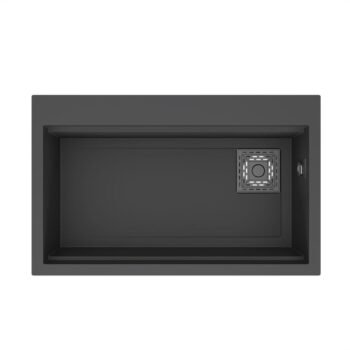 Real Stone LİKYA 75,5x47 cm Antrasit Granit Mutfak Eviyesi