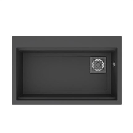 Real Stone LİKYA 75,5x47 cm Antrasit Granit Mutfak Eviyesi