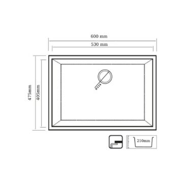 Real Stone K012 Siyah Mutfak Evyesi + Abant Siyah Arıtmalı Mutfak bataryası - Görsel 4