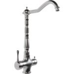 Real Stone Ares Rustik Arıtmalı Krom Mutfak Eviye Bataryası