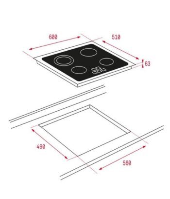 Teka Siyah Ankastre Set ( TL 6210- TZ 6316 ) - Görsel 3