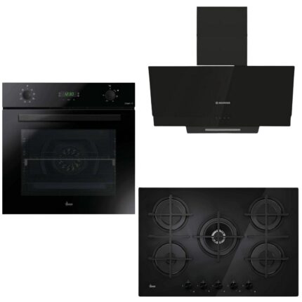 Hoover XL Siyah Ankastre Set ( HO3158B -HVG7PB/TK- Hdg9c2gbtk )