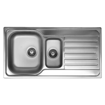 Livinox Dorian 15 1,5 Gözlü 100X50 Sağ Mikro Keten Paslanmaz Çelik Mutfak Eviyesi