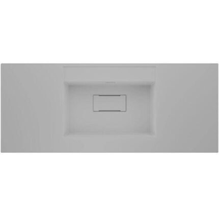 Real Stone Flatstone 70x50 Beyaz Etajerli Granit Banyo Lavabosu