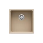 Real Stone Steep 40x40 Krem Granit Mutfak Eviyesi