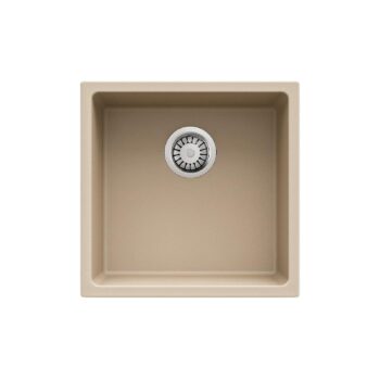 Real Stone Steep 40x40 Krem Granit Mutfak Eviyesi