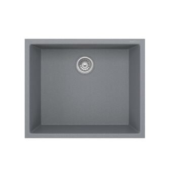 Real Stone Steep 50x40 Gri Granit Mutfak Eviyesi